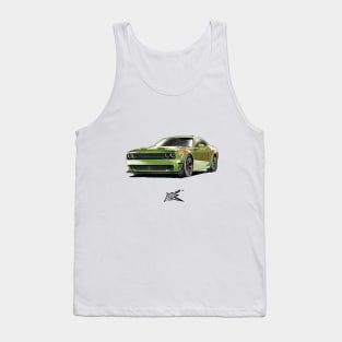 dodge challenger widebody Tank Top